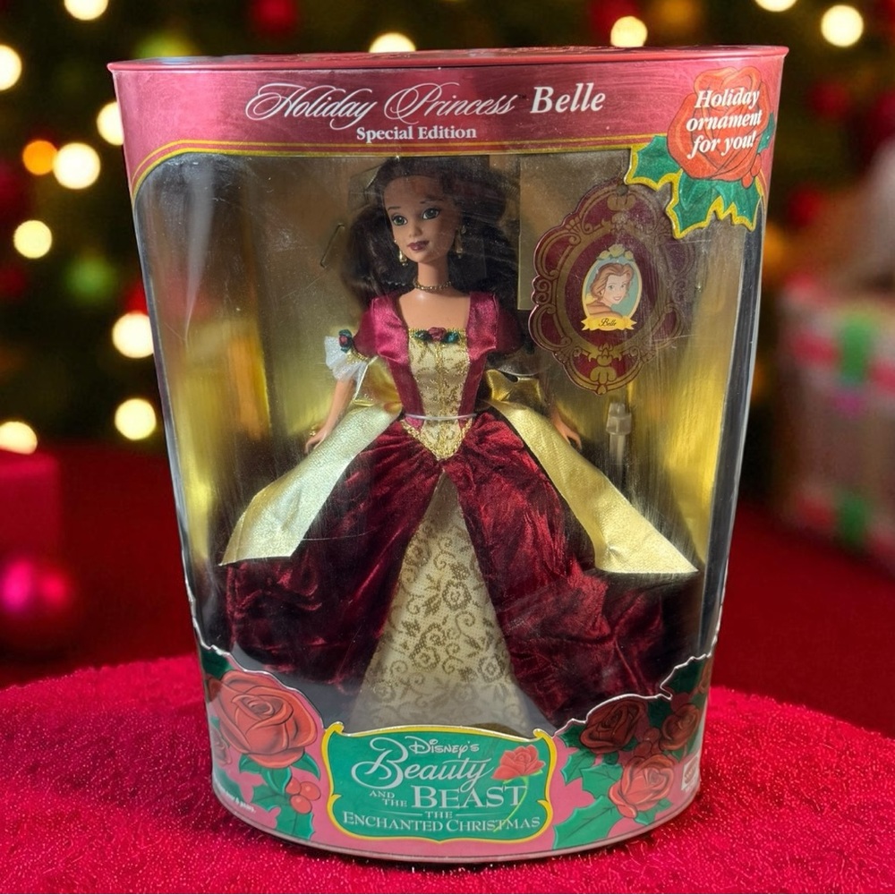 Holiday Princess Belle Doll Special Edition The Enchanted Christmas